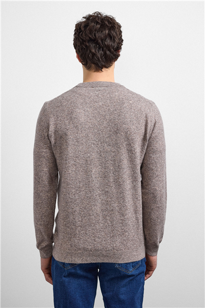 Vizon Regular Fit Bisiklet Yaka Triko Kazak