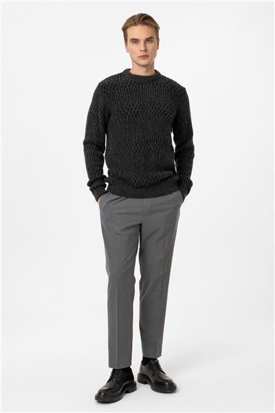 Regular Fit Bisiklet Yaka Triko Kazak