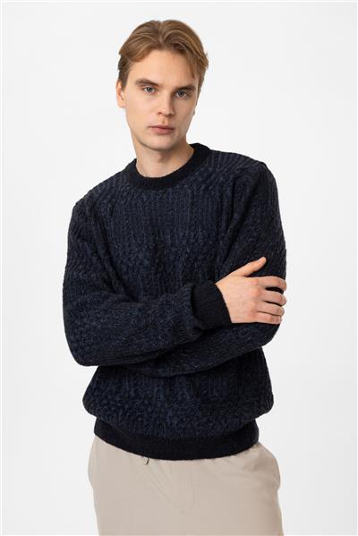 Regular Fit Bisiklet Yaka Triko Kazak