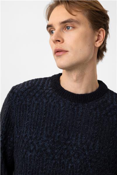 Regular Fit Bisiklet Yaka Triko Kazak