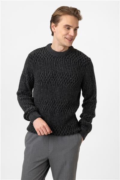 Regular Fit Bisiklet Yaka Triko Kazak