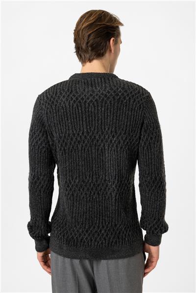 Regular Fit Bisiklet Yaka Triko Kazak