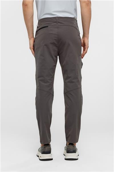 Koyu Gri Regular Fit Dokuma Jogger Pantolon