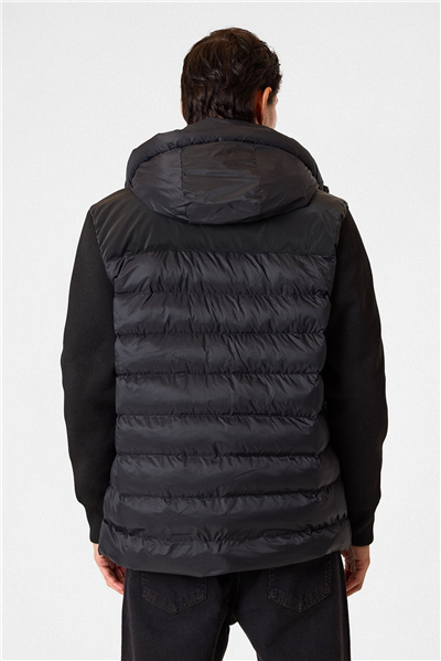 Siyah Regular Fit Dolum Mont