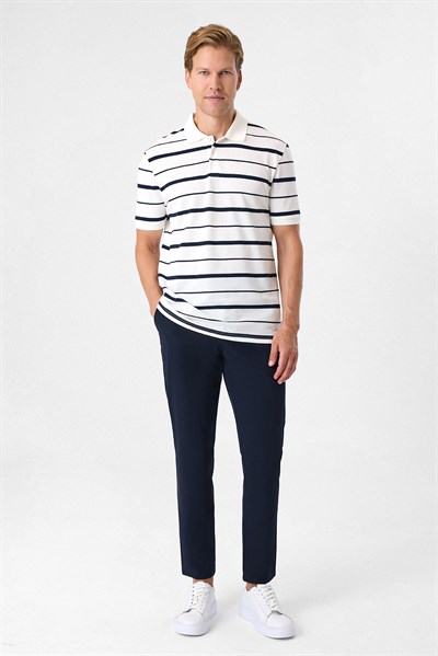 Regular Fit Düğmeli Polo Yaka Tişört 