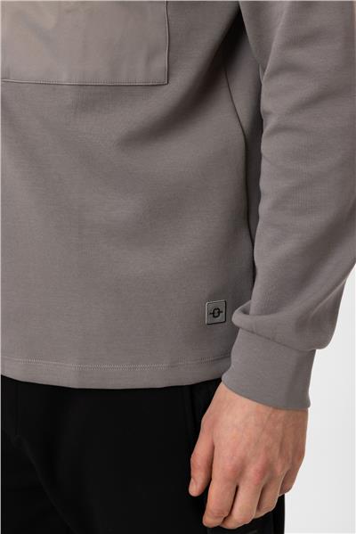 Regular Fit Fermuarlı Örme Gömlek