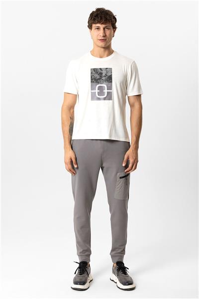 Koyu Vizon Regular Fit Beli Bağcıklı Jogger Pantolon