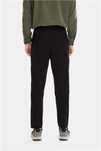 Siyah Regular Fit Jogger Pantolon