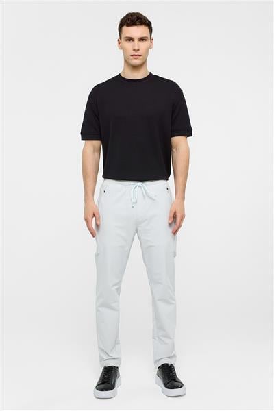 Açık Gri Regular Fit Jogger Pantolon