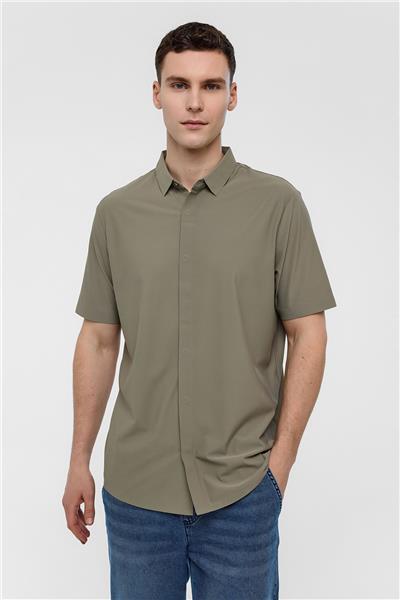 Vizon Regular Fit Kısa Kollu Gömlek