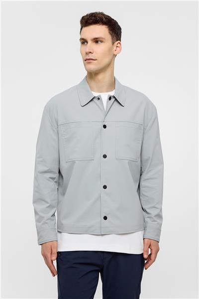 Açık Gri Regular Fit Ceket Mont