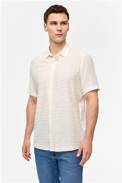 Natural Regular Fit Örmek Gömlek