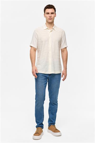 Natural Regular Fit Örmek Gömlek