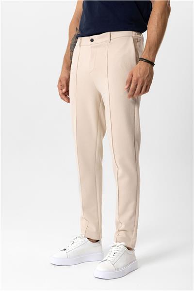 Bej Regular Fit Jogger Pantolon