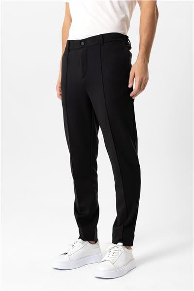 Siyah Regular Fit Jogger Pantolon