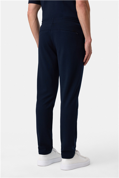 Regular Fit Örme Lacivert Jogger Pantolon