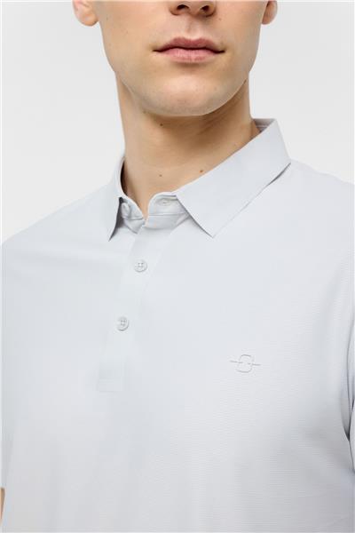Gri Regular Fit Polo Yaka Tişört