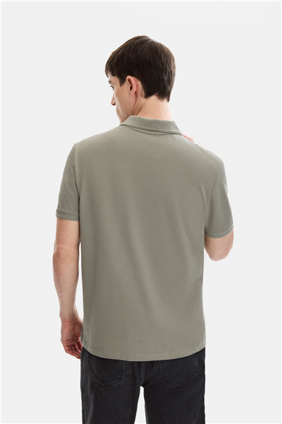 Adaçayı Regular Fit Polo Yaka Tişört