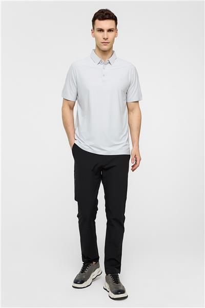 Gri Regular Fit Polo Yaka Tişört