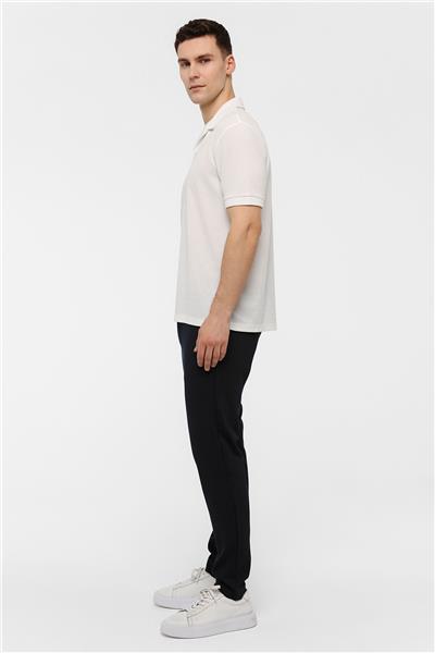 Beyaz Regular Fit Polo Yaka Tişört