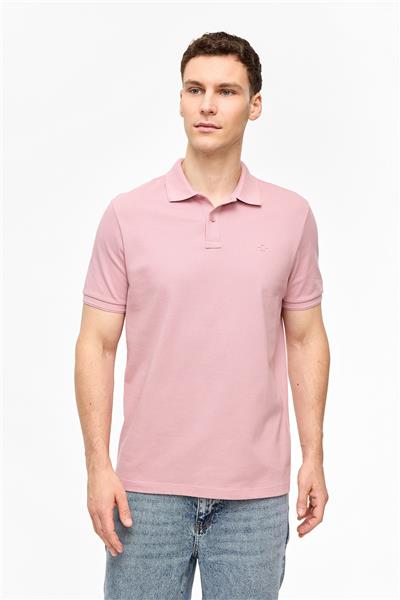 Gül Kurusu Regular Fit Polo Yaka Tişört