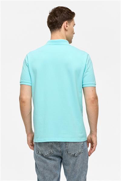 Turkuaz Regular Fit Polo Yaka Tişört