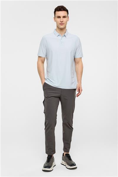 Açık Mavi Regular Fit Polo Yaka Tişört