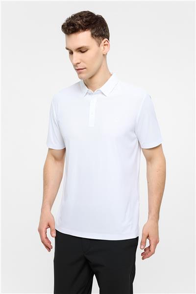 Beyaz Regular Fit Polo Yaka Tişört