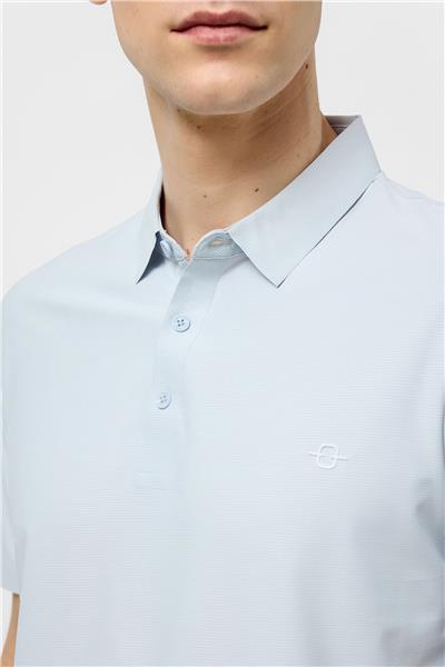 Açık Mavi Regular Fit Polo Yaka Tişört