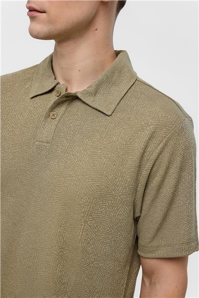 Adaçayı Regular Fit Polo Yaka Tişört