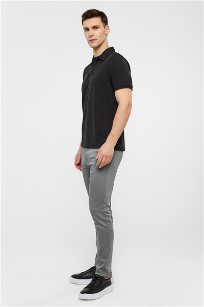 Siyah Regular Fit Polo Yaka Tişört