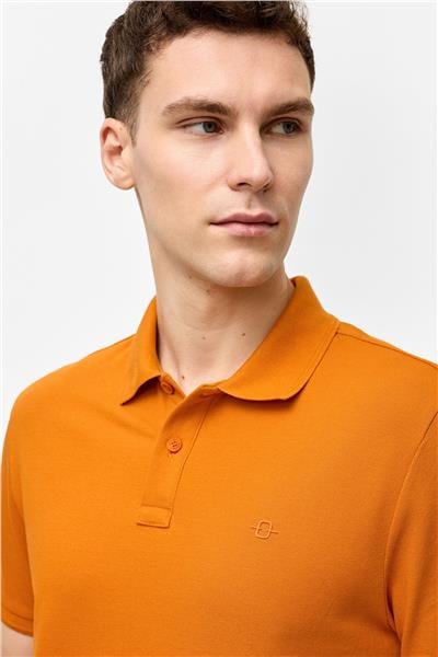 Turuncu Regular Fit Polo Yaka Tişört