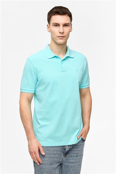 Turkuaz Regular Fit Polo Yaka Tişört