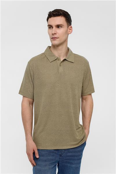 Adaçayı Regular Fit Polo Yaka Tişört