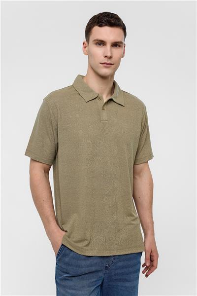 Adaçayı Regular Fit Polo Yaka Tişört