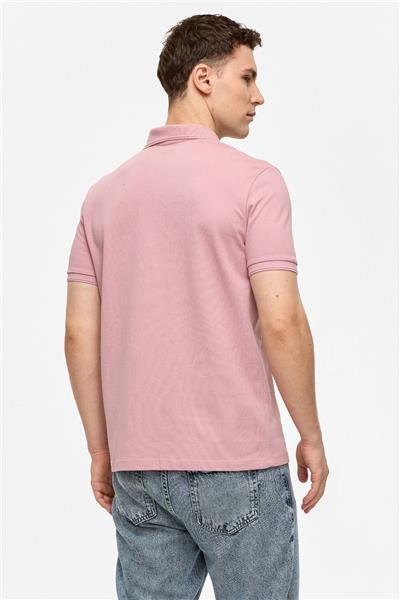 Gül Kurusu Regular Fit Polo Yaka Tişört