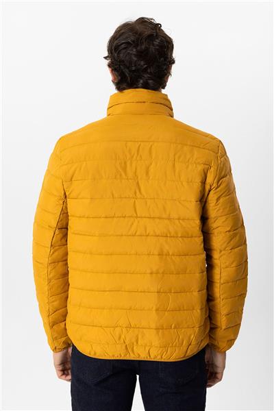 Hardal Regular Fit Dik Yaka Puffer Şişme Mont