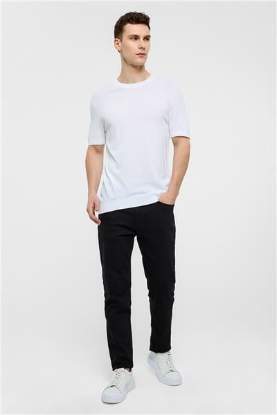 Beyaz Regular Fit Triko Tişört
