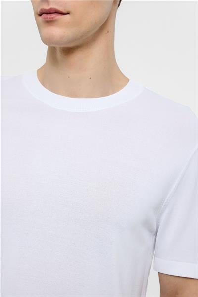 Beyaz Regular Fit Triko Tişört