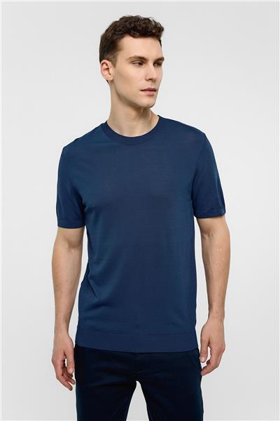 Lacivert Regular Fit Triko Tişört
