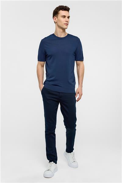 Lacivert Regular Fit Triko Tişört