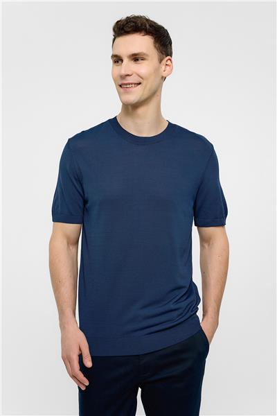 Lacivert Regular Fit Triko Tişört