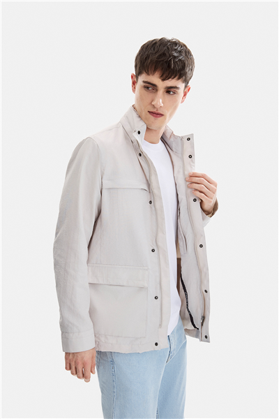 Taş Regular Fit Uzun Ceket