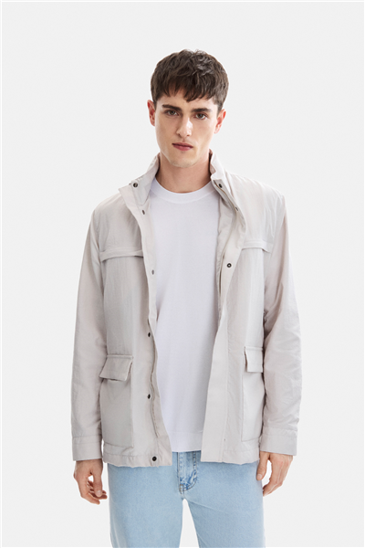 Taş Regular Fit Uzun Ceket