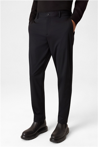 Siyah Comfort Fit Jogger Pantolon