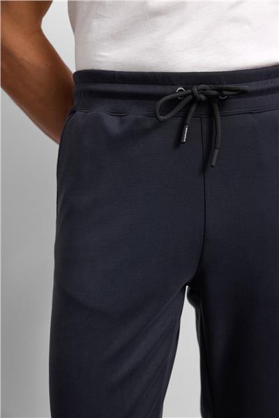 Siyah Regular Fit Örme Jogger Pantolon