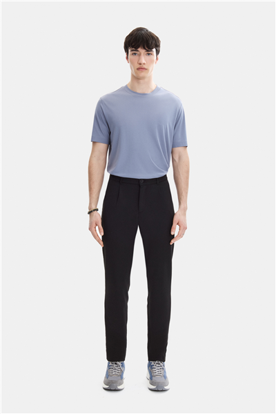 Siyah Slim Fit Pike Jogger Pantolon