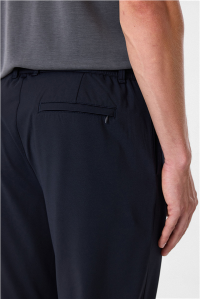 Lacivert Slim Fit Örme Jogger Pantolon