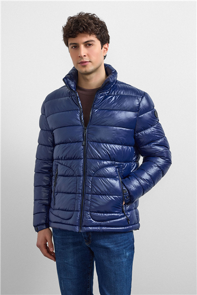 Lacivert Smart Fit Mont