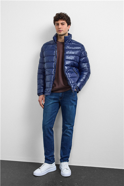 Lacivert Smart Fit Mont